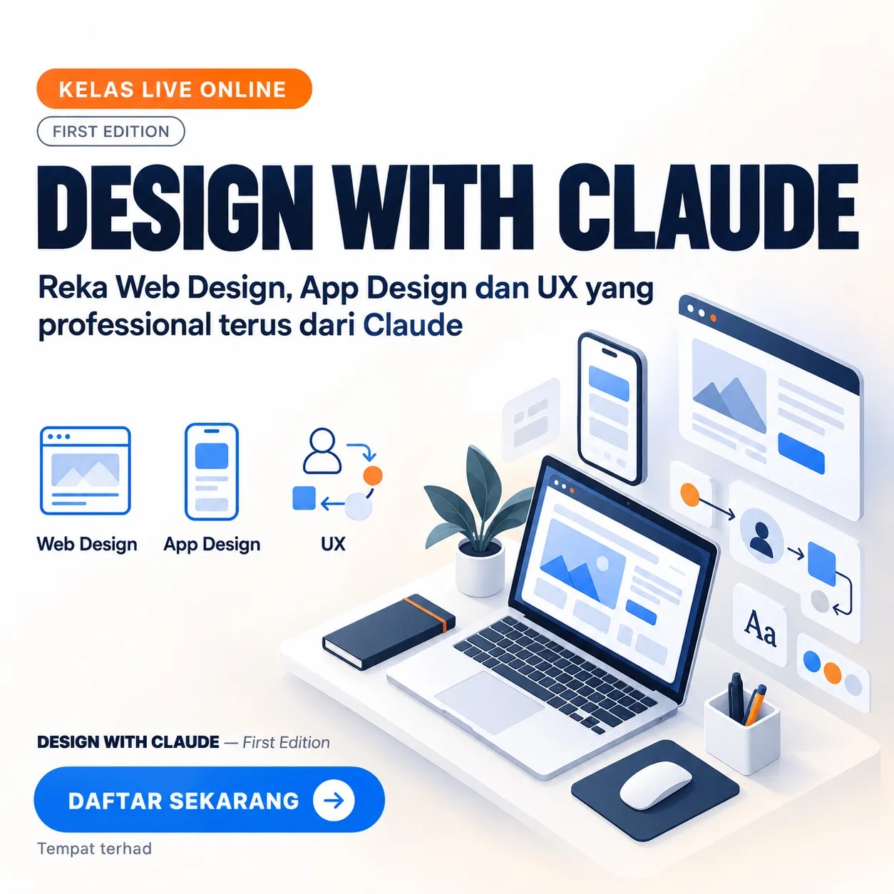 Design with Claude - First Edition banner