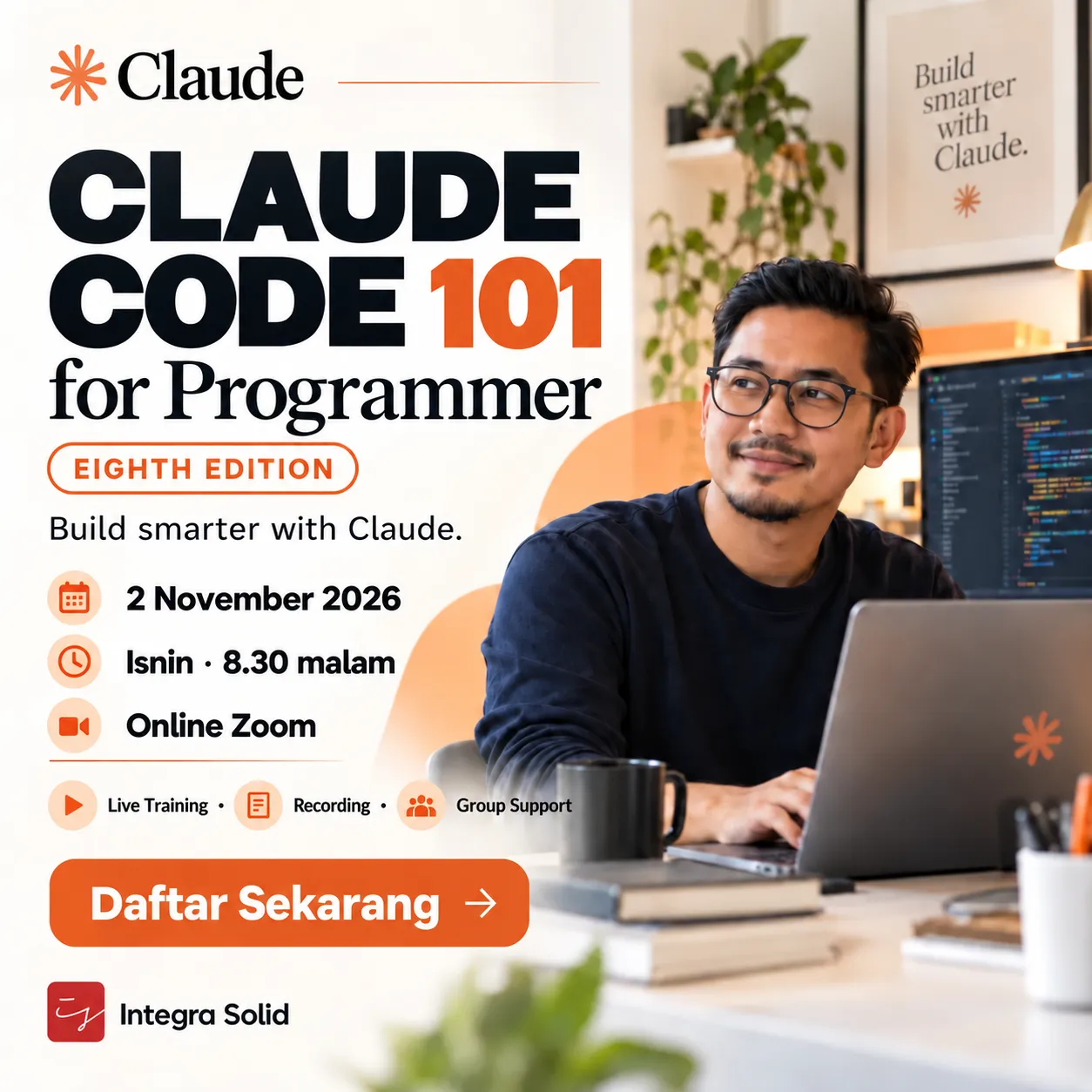 Claude Code 101 for Programmer - Eighth Edition - Unlock your coding superpower banner
