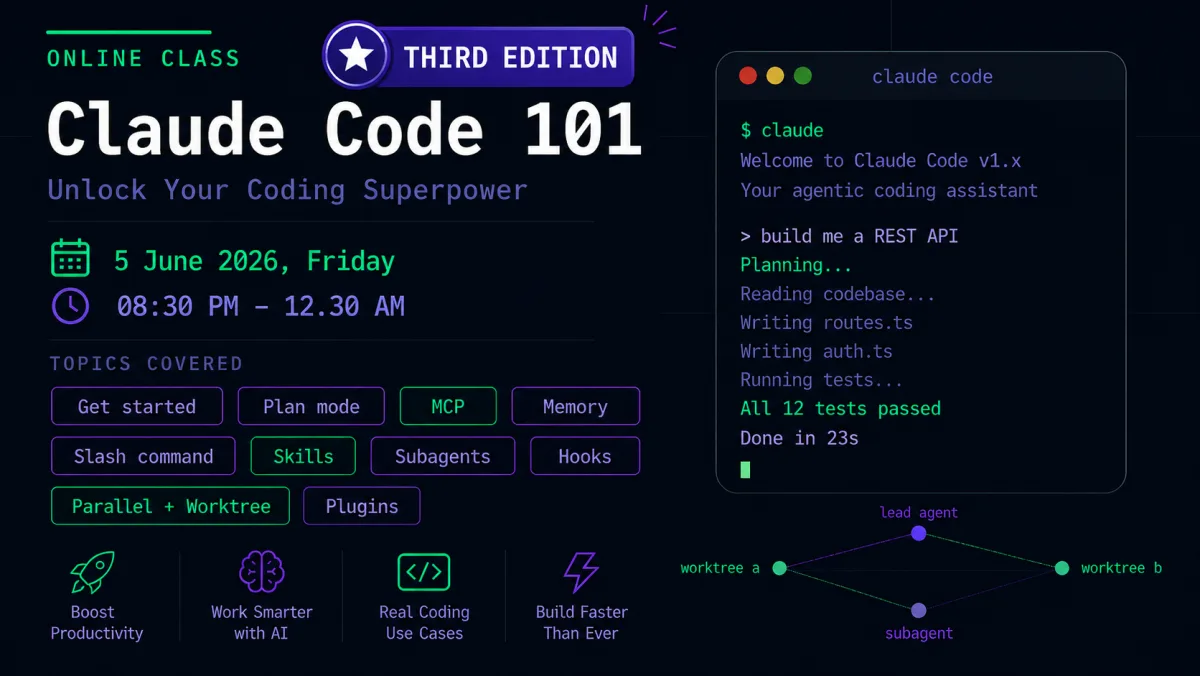 Claude Code 101 - Third Edition - Unlock your coding superpower