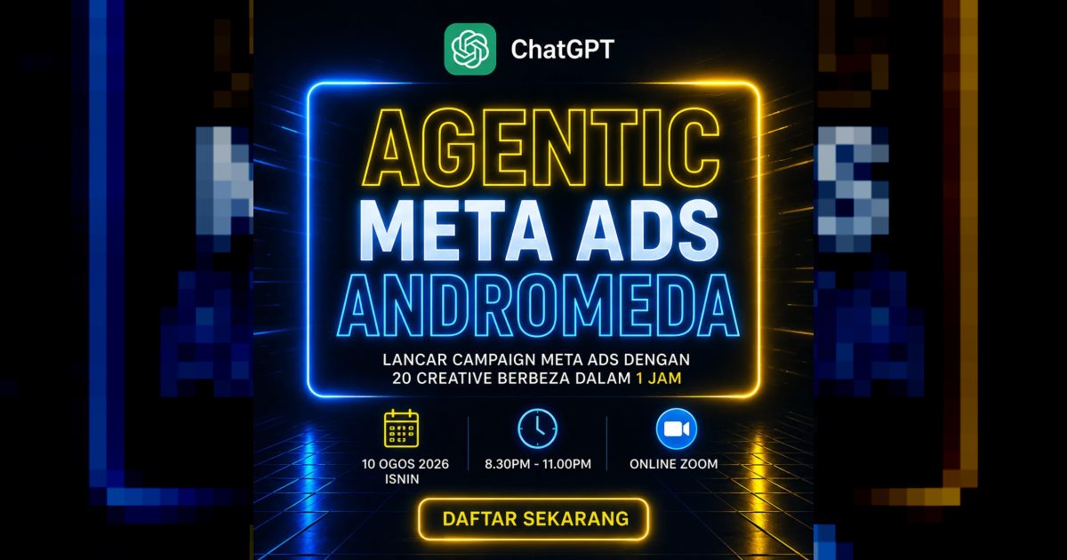 Agentic Meta Ads Andromeda - Lancar campaign dengan 20 creative berbeza dalam 1 Jam