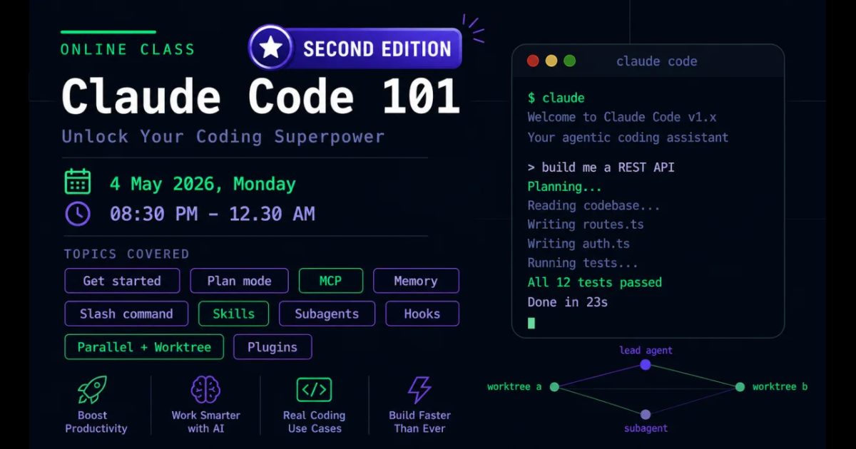 Claude Code 101 - Second edition - Unlock your coding superpower